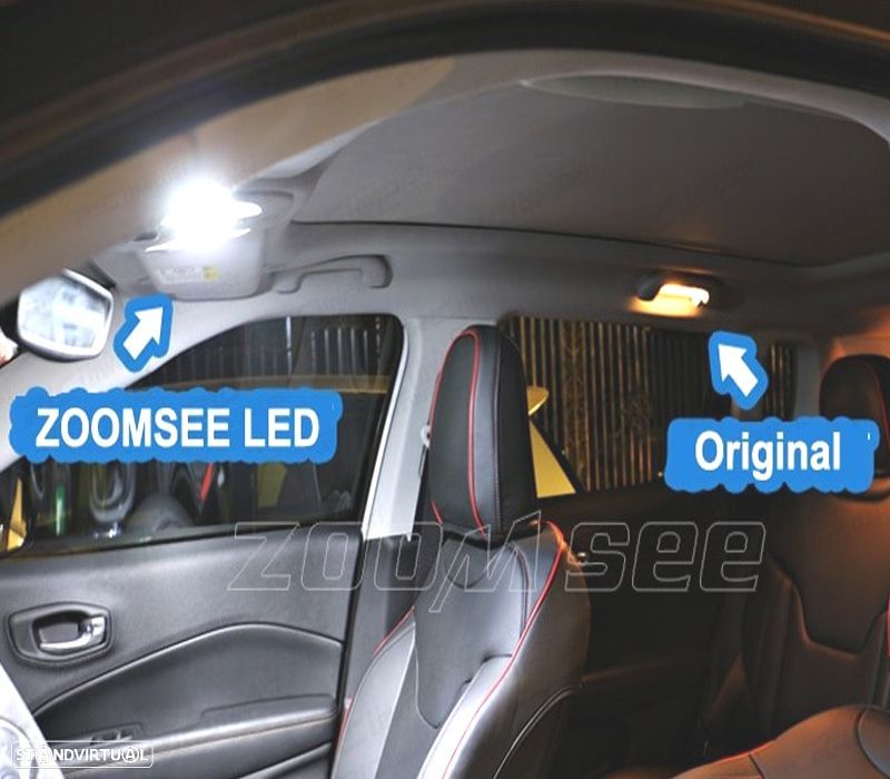 KIT COMPLETO 10 LAMPADAS LED INTERIOR PARA RENAULT ESPACE 3 III MK3 97-02 - 4