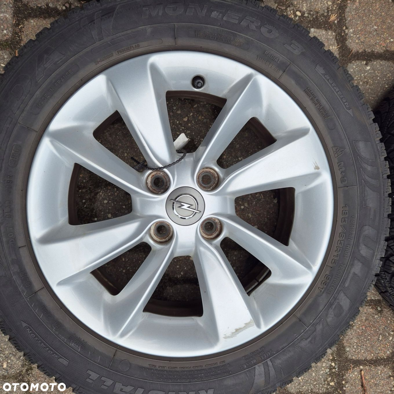 ZIMA KOŁA 185/65 R15 ORYGINAŁ OPEL CORSA D E ADAM GRANDE PUNTO EVO 4x100 - 4