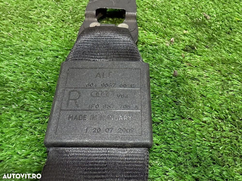 CENTURA SIGURANTA FATA DREAPTA AUDI A6 C6 AVANT 2.0 DIESEL 2009 COD OEM 604906700C 4F0857706A 2006-2010 - 7