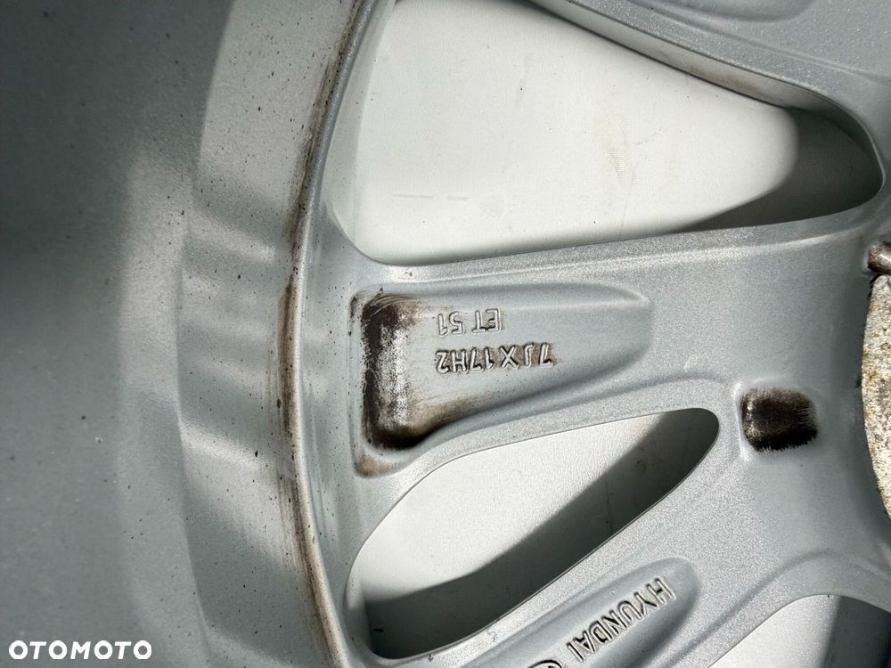 FELGI ALUMINIOWE 17 CALI HYUNDAI TUCSON II 7JX17 ET51 52910-D7280 - 7
