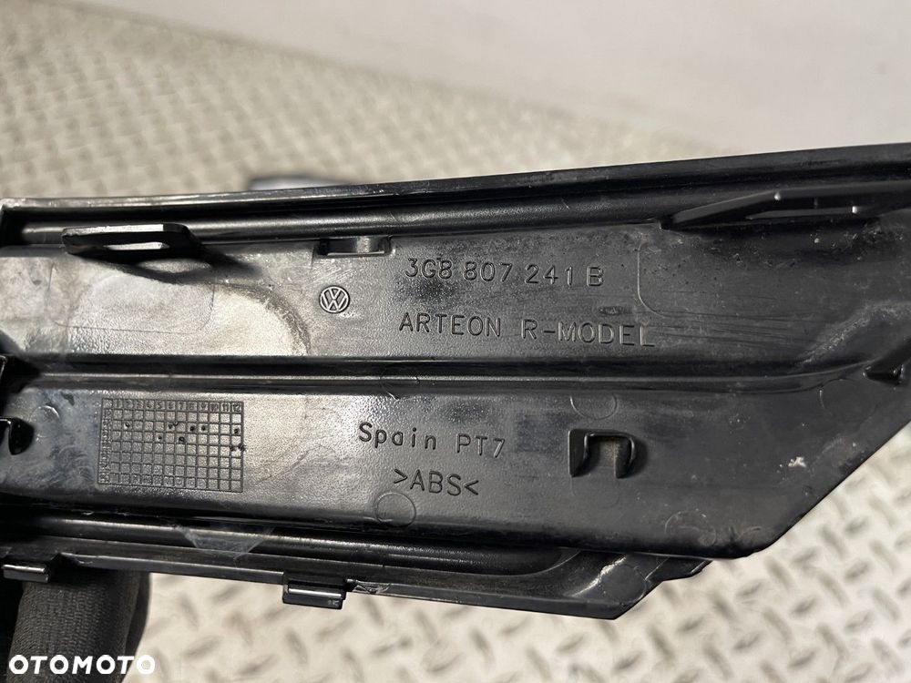 KOMPLET VW ARTEON R-LINE LIFT 21-25 LED DRL LEWA PRAWA  ATRAPY ZNACZEK ZASLEPKA LISTWY CHROM - 5