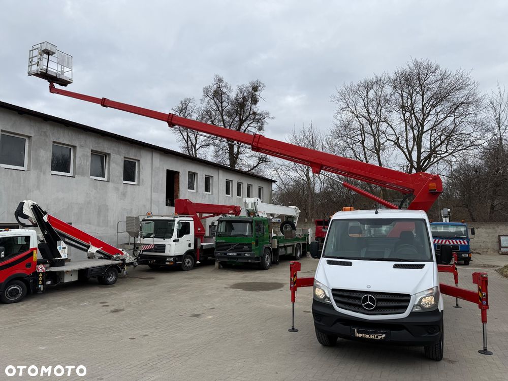 Mercedes-Benz Podnośnik Koszowy Zwyżka Ruthmann TB220 22 metry 14 w Bok Udt jak Wumag Multitel Gsr - 20