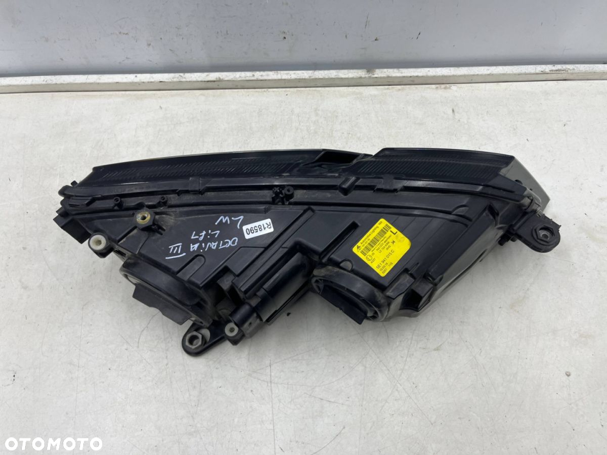 Lampa reflektor Skoda Octavia III LIFT 16-20r. lewa przednia na żarówkę H7 DRL LED 5e1941015c - 15