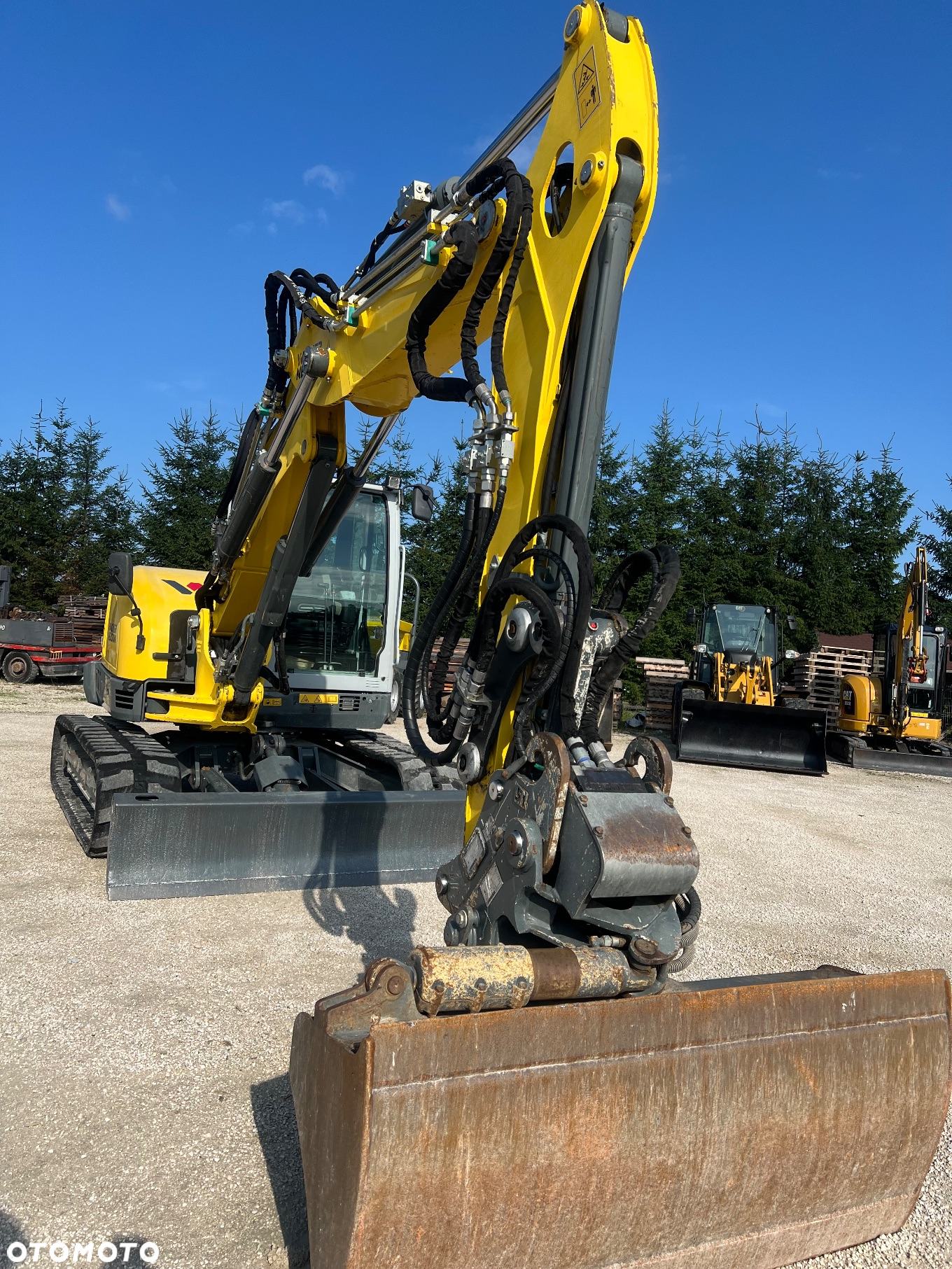 Wacker Neuson Koparka gąsienicowa 3xRAMIE łamane Wacker Neuson Et 90 KLIMA Deutz hydrozłącze hydrauliczne Liebherr SW33 LIKUFIX SWA33 + pilot auto hydrauliki 3 x łyżki org Liebherr 9 ton ET90 gumowe gasiennice 1 wł Cat 308 Jcb Yanmar atlas TEREX Liebherr złącze - 24