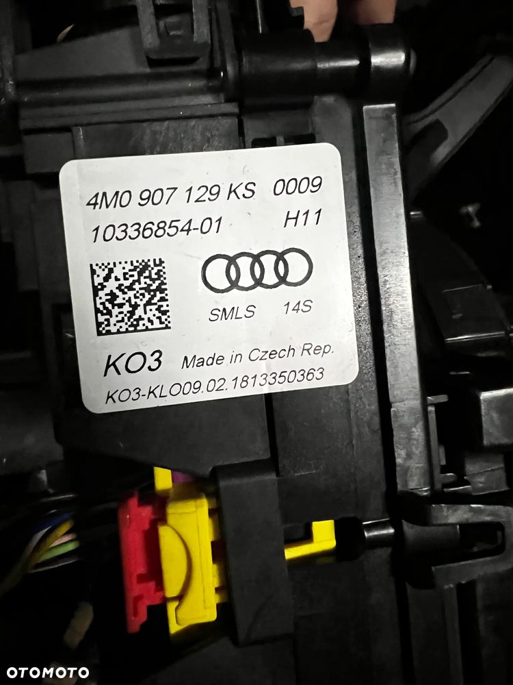 MANETKI TAŚMA ZWIJAK AUDI PRZEŁĄCZNIK ZESPOLONY 4M0907129HA 4M0907129KS 4M0907129HL 4M0907129HD 4N0907129KH 4N0907129MN 4N0907129S 4N0907129PM CENA W OPISIE - 9