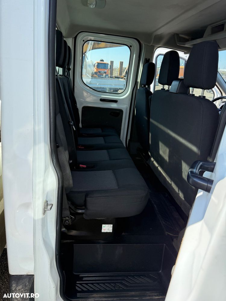 Ford Transit L3 2019 Basculabil Punte Dubla Unic Proprietar de noua Km Reali Istoric Service Kit Distribuție nou kit ambreiaj nou Camioneta Bena Tranzit Basculare Basculanta pick up NU Iveco Mercedes VW Daily Peugeot Fiat Boxer Opel Renault 35c 65c - 35