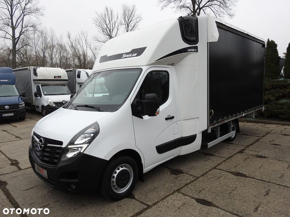 Opel MOVANO PLANDEKA 10 PALET WEBASTO TEMPOMAT NAWIGACJA KLIMATYZACJA LEDY PNEUMATYKA  165KM - 7