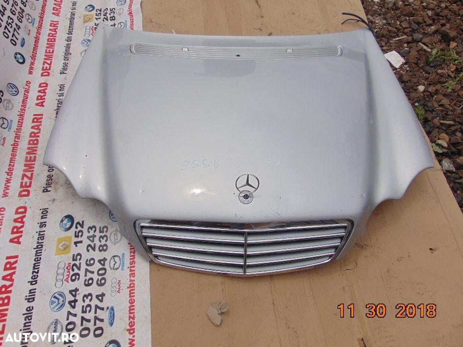 Grila capota Mercedes C Class 2001-2007 grila C Class W211 capota - 1