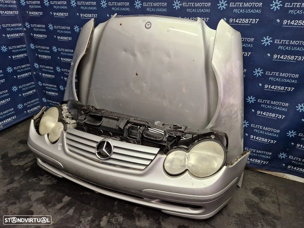 Frente completa usada MERCEDES CLASS C W203 SPORT COUPE 220 CDI capot parachoques oticas guarda lamas radiador - 1