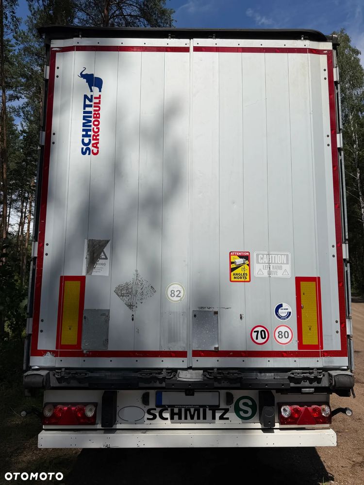 Schmitz Cargobull FIRANKA / PODNOSZONY DACH / PLANDEKA JAK NOWA / RAMA OCYNK / PEŁNE WYPOSAŻENIE DO ZAŁADUNKU PASY, MATY, NAROŻNIKI / 2 KOŁA ZAPASOWE / GOTOWA DO PRACY !! - 6