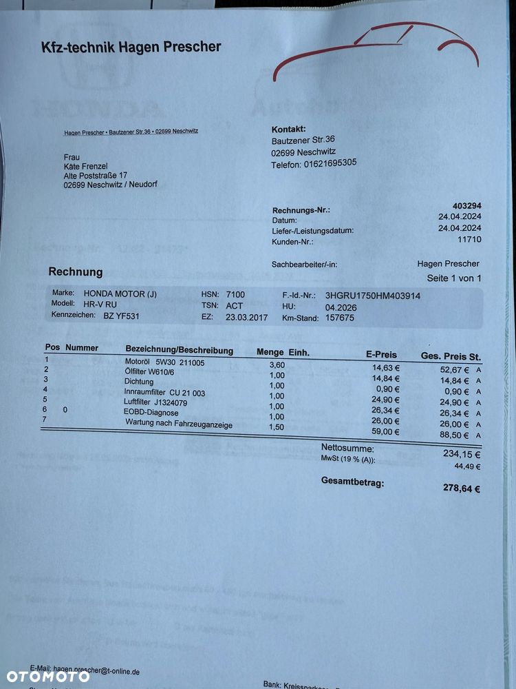 Honda HR-V 1.5 i-VTEC Elegance - 39