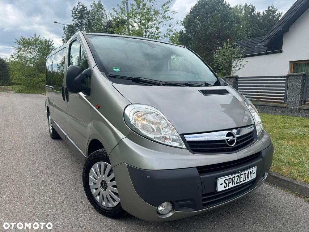 Opel VIVARO L2H1 Długi Klima Elektryka Skóry Dubel Kabina 6os Brygadówka Hak - 24