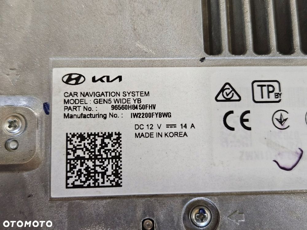 KIA RIO IV lift RADIO NAWIGACJA 96560-h8450 - 10