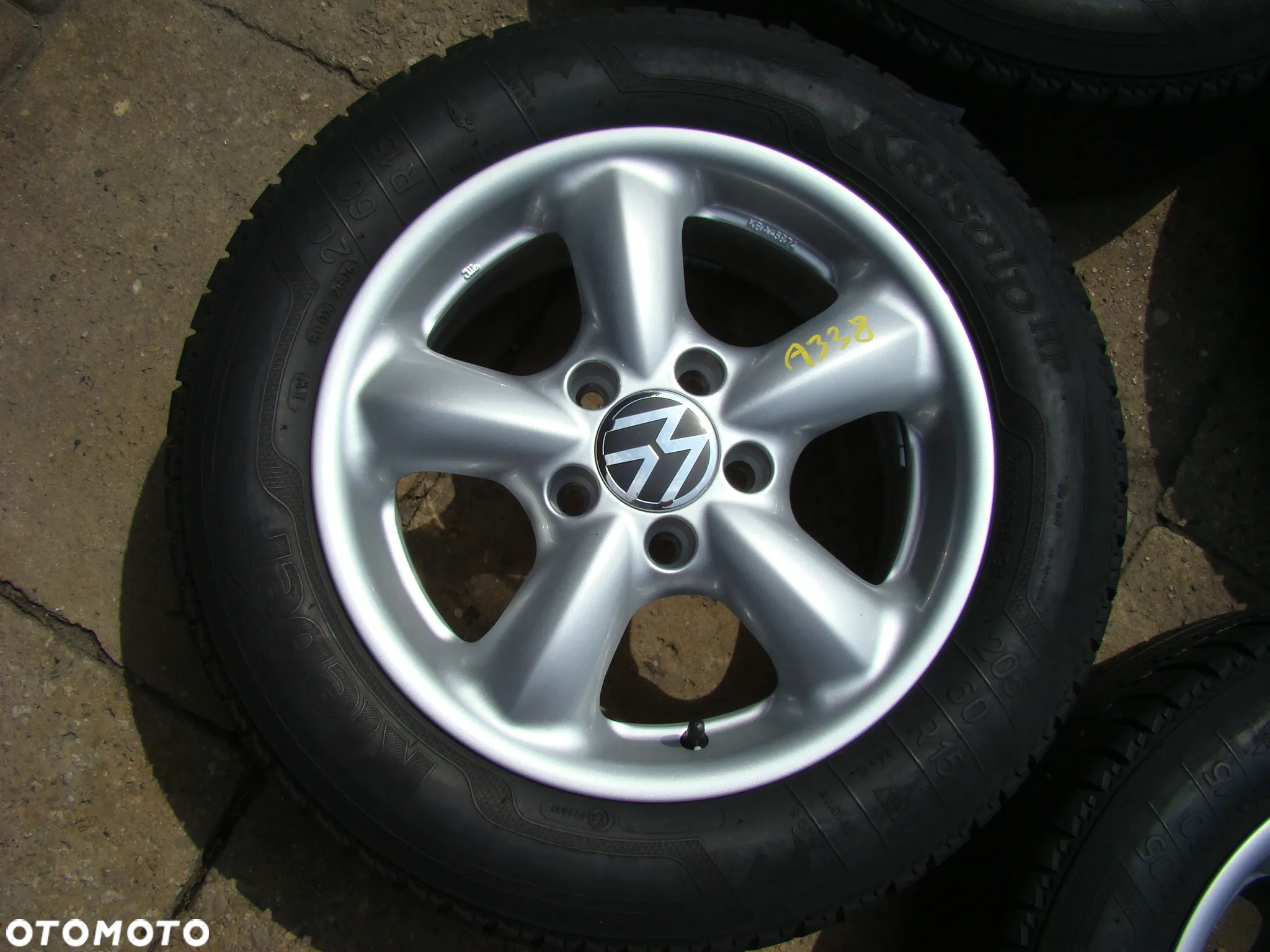 a338 5x112 VW Transporter Multivan Caravelle T4 Caddy Sharan 7jx15 Lato 205/60 - 3