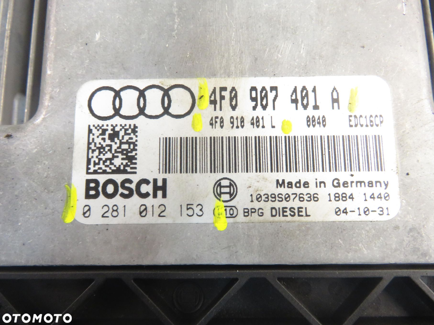 STEROWNIK AUDI A6 C6 3.0 TDI 4F0907401A 4F0910401L 0281012153 - 6