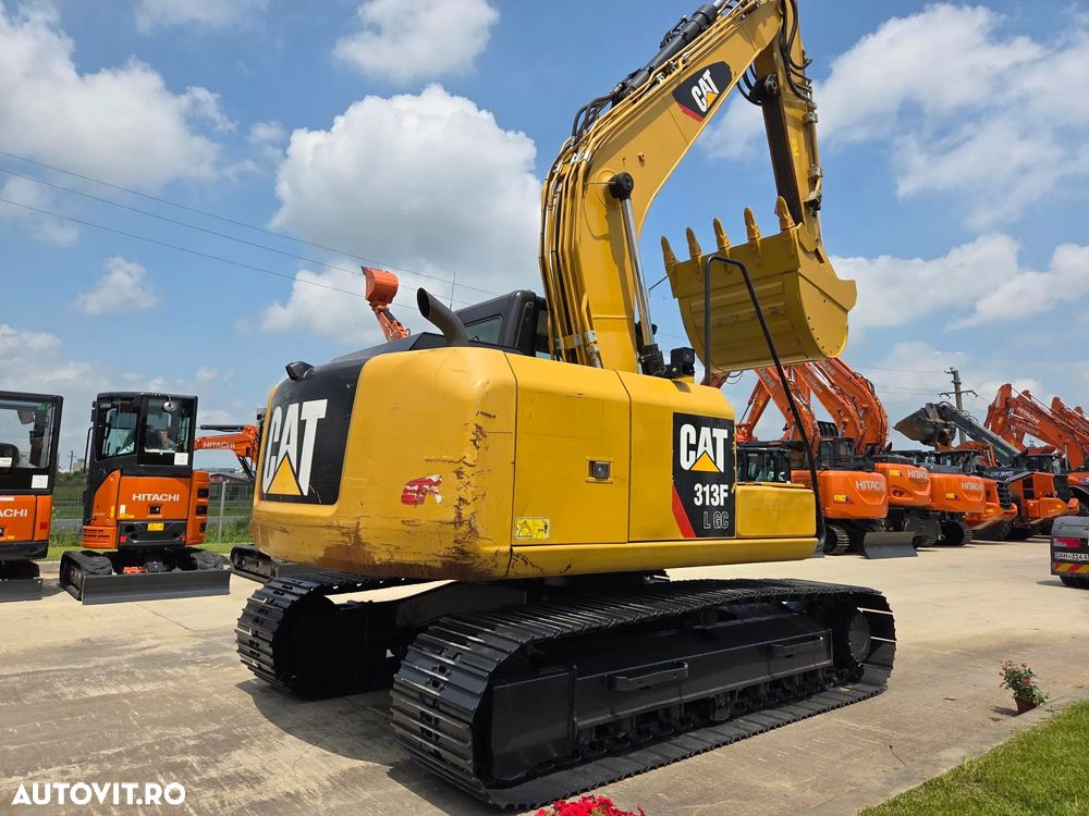 Caterpillar CAT 313F, 2018, 3.980h, CUPLA RAPIDA hidr, cupa NOUA, instalatia picon pe brate, camera spate, camera dreapta, motor CAT 115CP, posbilitate leasing 3 ani, STARE FOARTE BUNA produs in Japonia, PROMOTIE 59.900 EUR+Tva - 12