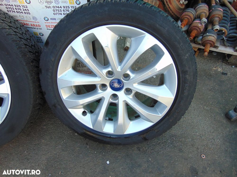 Jante aluminiu Ford Mondeo mk5 S max Kuga Galaxy 3 r17 jante aliaj cu anvelope iarna 215/55/r17 - 3