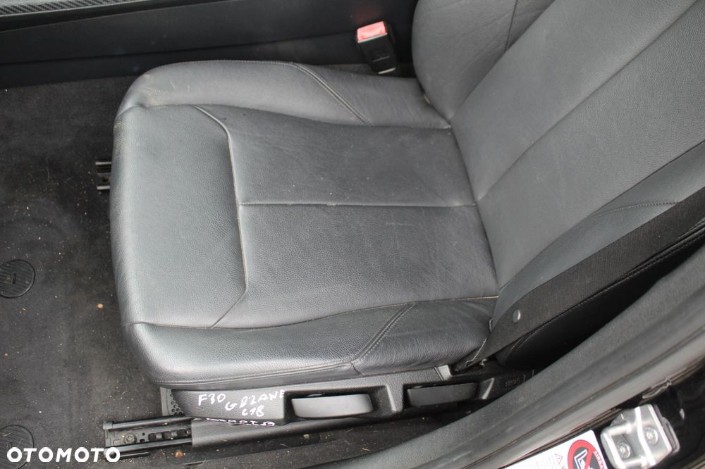 FOTEL LEWY PRZÓD PRZEDNI SKÓRA GRZANY BMW F30 F31 - 2