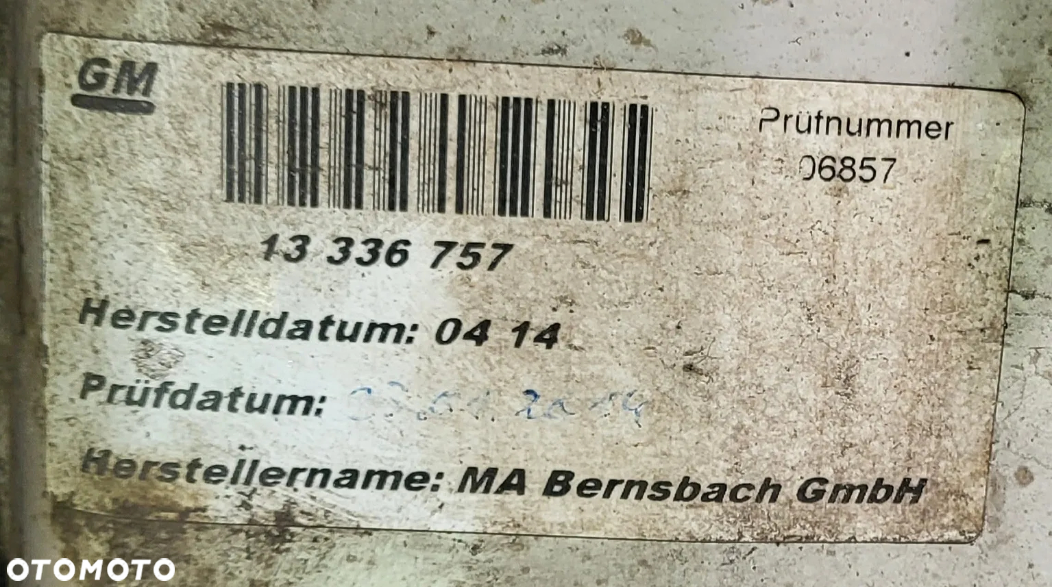OPEL ZAFIRA C 14r ZBIORNIK PALIWA 13336757 - 2