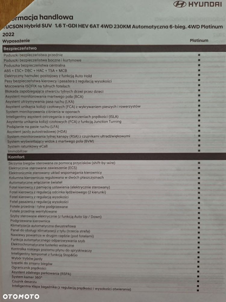 Hyundai Tucson 1.6 T-GDi 48V Platinum N Line 4WD DCT - 39