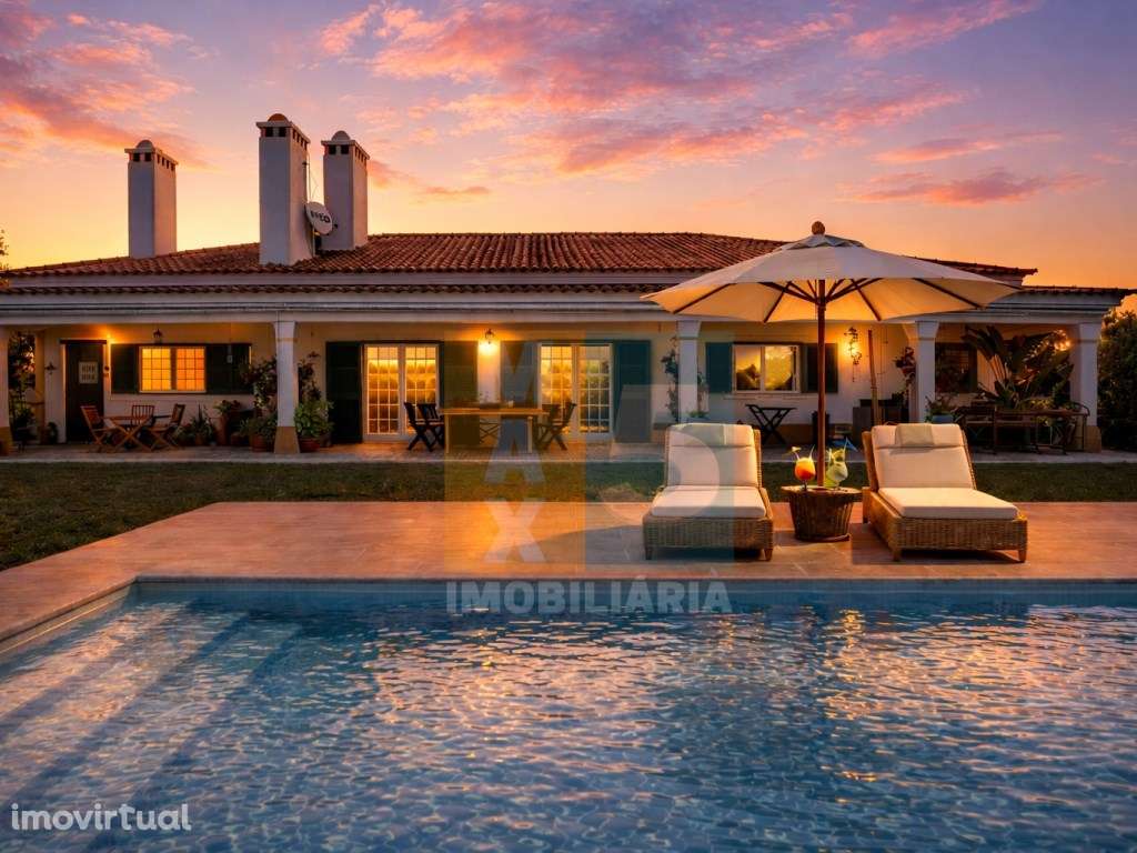 Moradia com piscina de água salgada no coração da Fajarda - Coruche - Grande imagem: 2/60