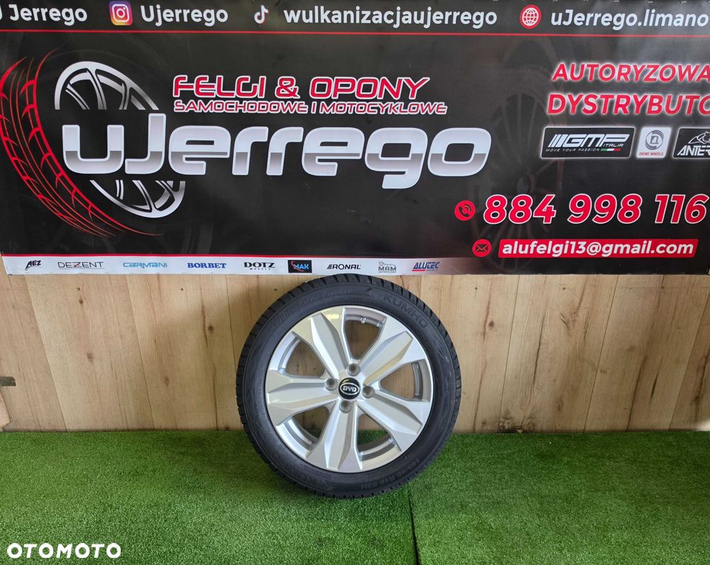 Koła zimowe BYD DOLPHIN SURF 16x4x100 - Kumho WinterCraft WP52+ 185/55/R16 + TPMS