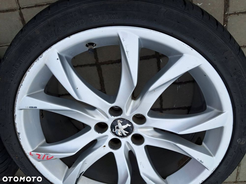 peugeot rcz felgi aluminiowe 19" koła 235/40r19 lato 5x108 et 27 8,5 - 7