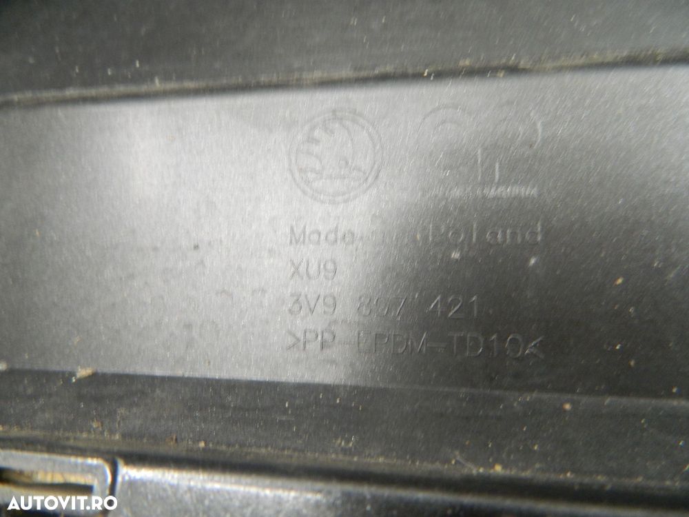 Bara spate Skoda Superb 3 Kombi, 2016, 2017, 2018, 2019, 3V9807421. - 10