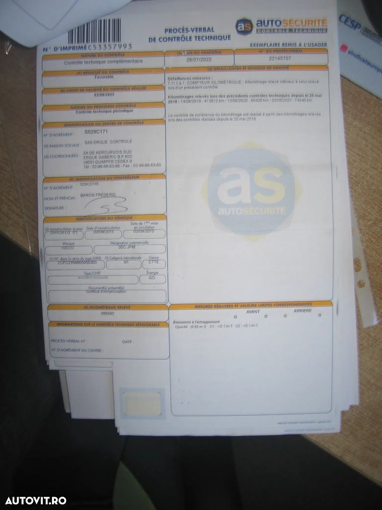 Iveco DAILY 35 C 13 ,  7 LOC. BASCULABIL , CLIMA . - 36