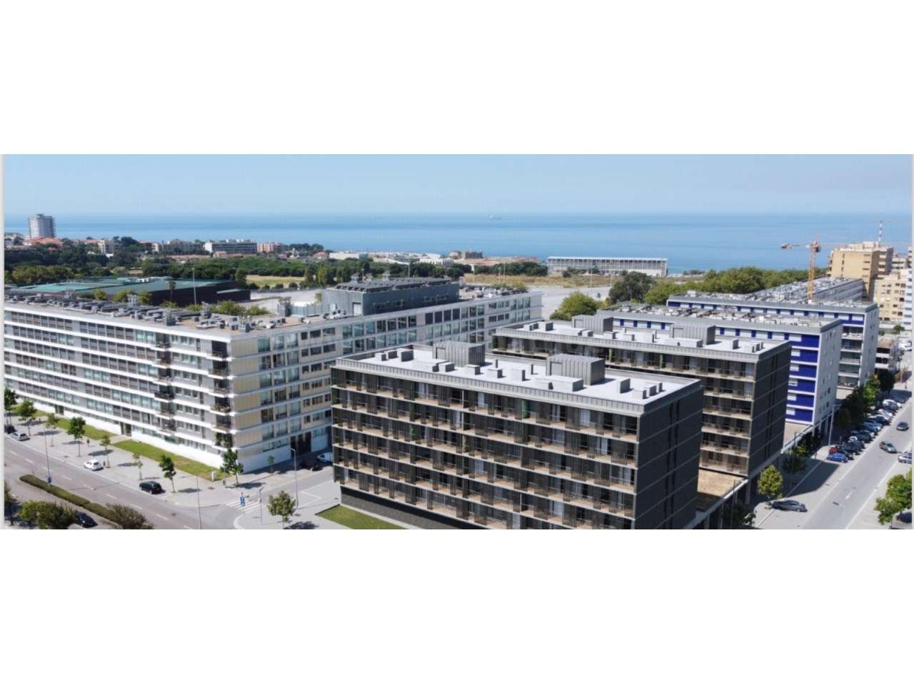 Apartamento T1 Novo, com varanda e lugar de garagem, Matosinhos Sul - Grande imagem: 2/5