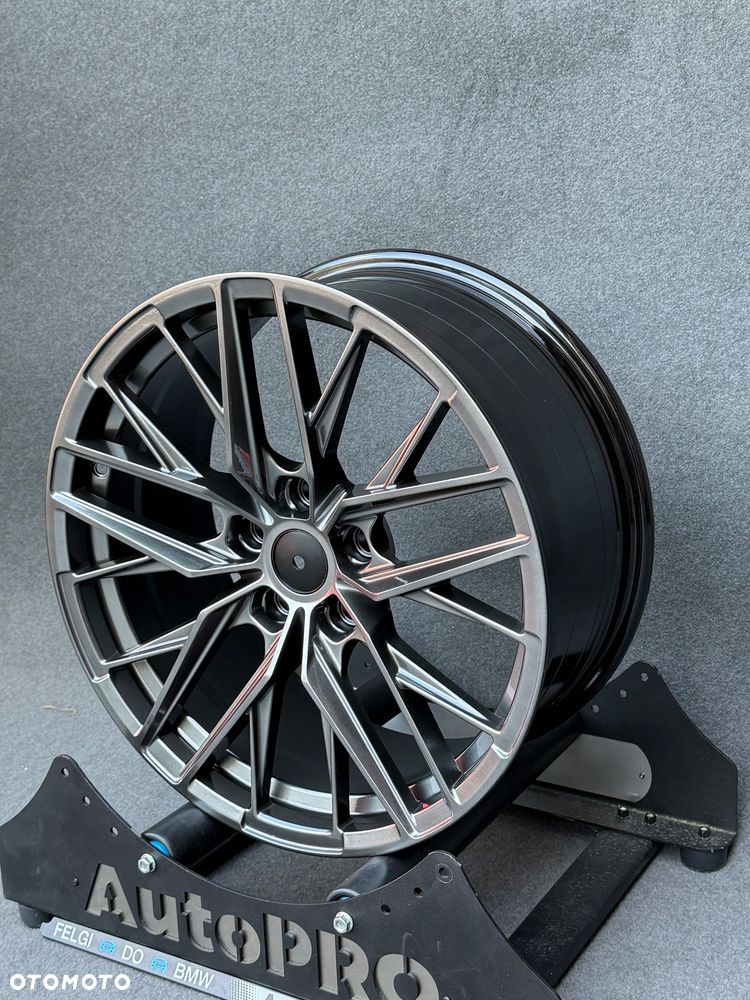 NOWE felgi 19  Grafitowe  5x120 ET30 BMW F10 Z3 Z4 E46 X1 X3 E83 F25 X5 E90 F30 F32 F34 GT F01 F12 F20 E87 F22 E60 xDrive Opel Insignia JR44 JR21 Styling M Pakiet Forzza Vossen HF7 Japan Racing JR28 alufelgi - 9