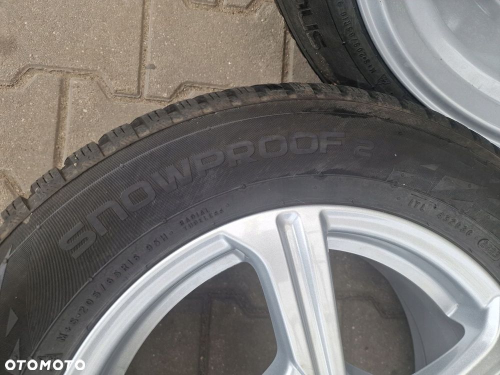 KOŁA FELGI ALU OPONY ZIMA ZIMOWE FORD PUMA 16 5X108 NOKIAN 205/65/16 2023 - 9