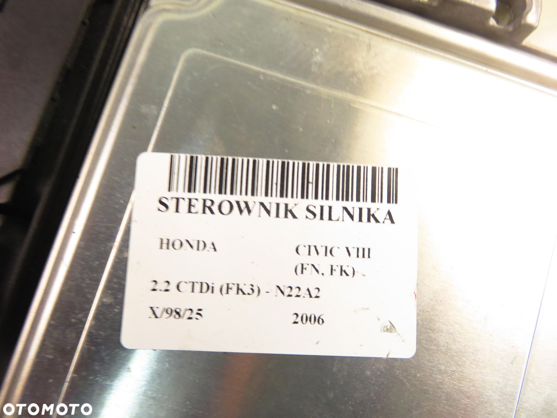 STEROWNIK HONDA CIVIC VIII 2.2 CTDi  0281012660 - 12