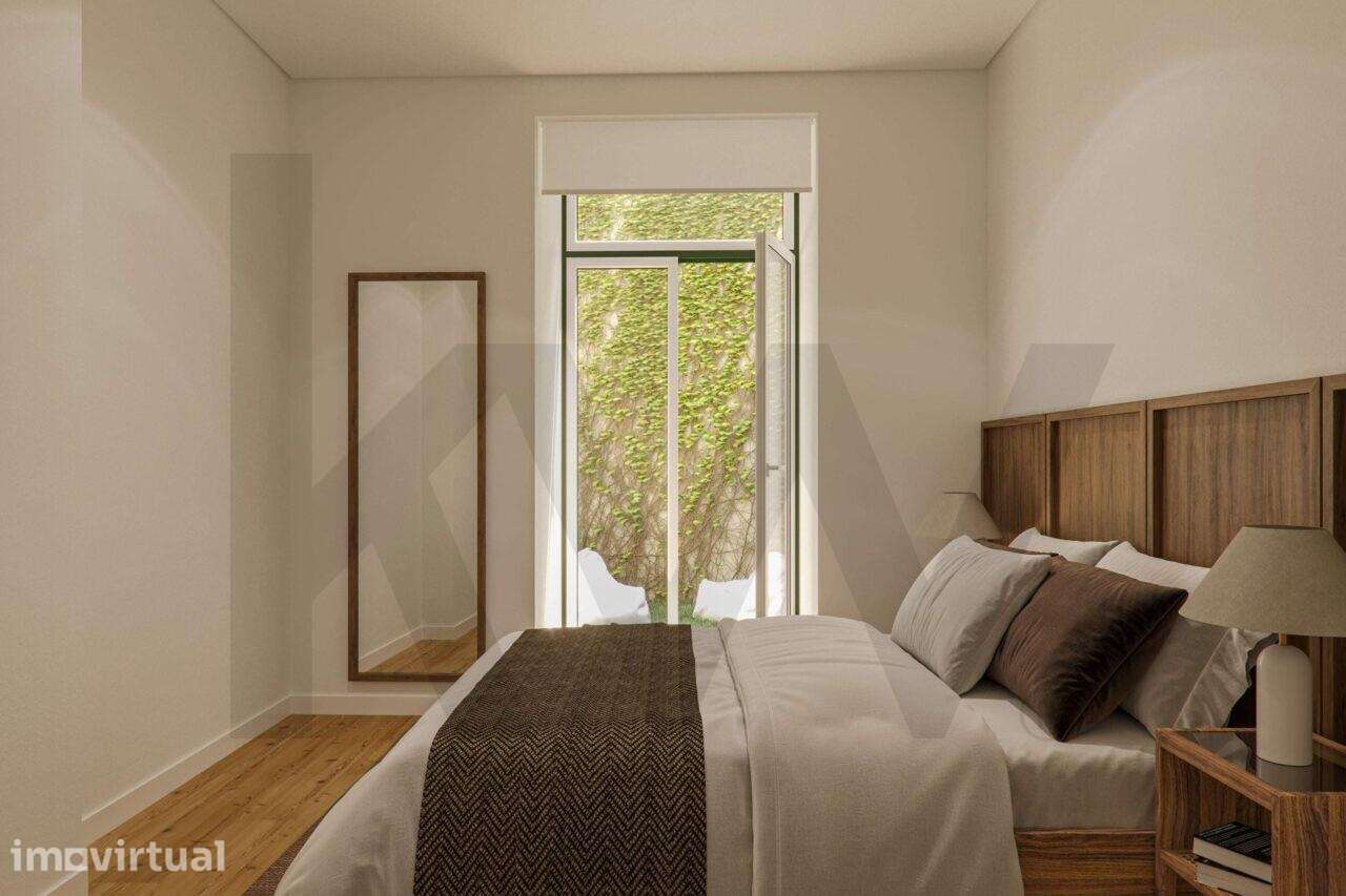 APARTAMENTO T2 NA GRAÇA, COM TERRAÇO PRIVADO E PISCINA - Grande imagem: 3/19