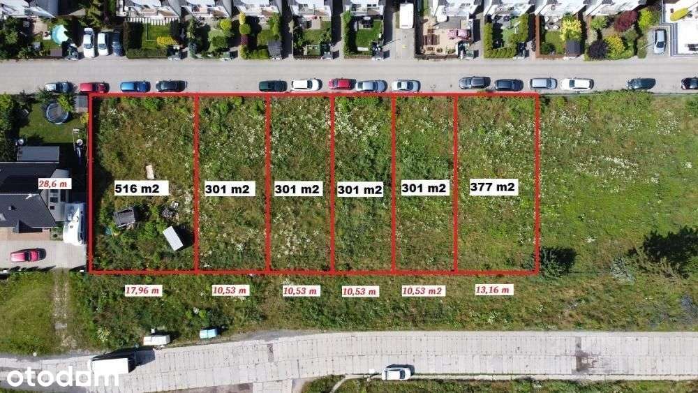 Centrum Plewisk, kompleks 6 działek (możliwość zakupu 2 sąsiadujących) - Pełny obrazek: 3/15