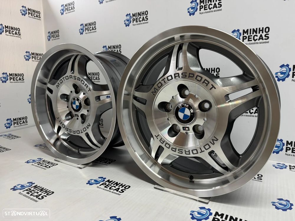 Jantes Look BMW Motorsport em 17 (5x120) gunmetal machined face - 3