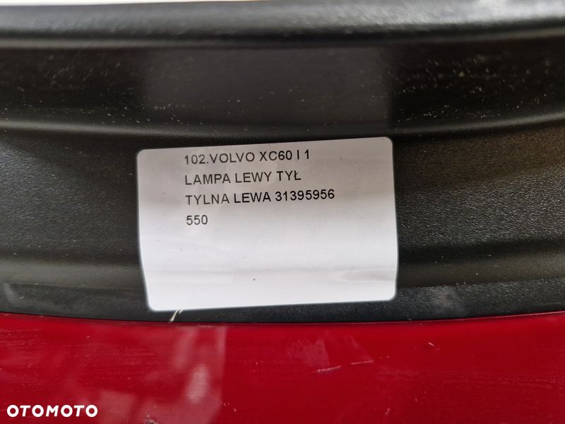 VOLVO XC60 1 I LAMPA LEWY TYŁ LEWA TYLNA 31395956 - 7