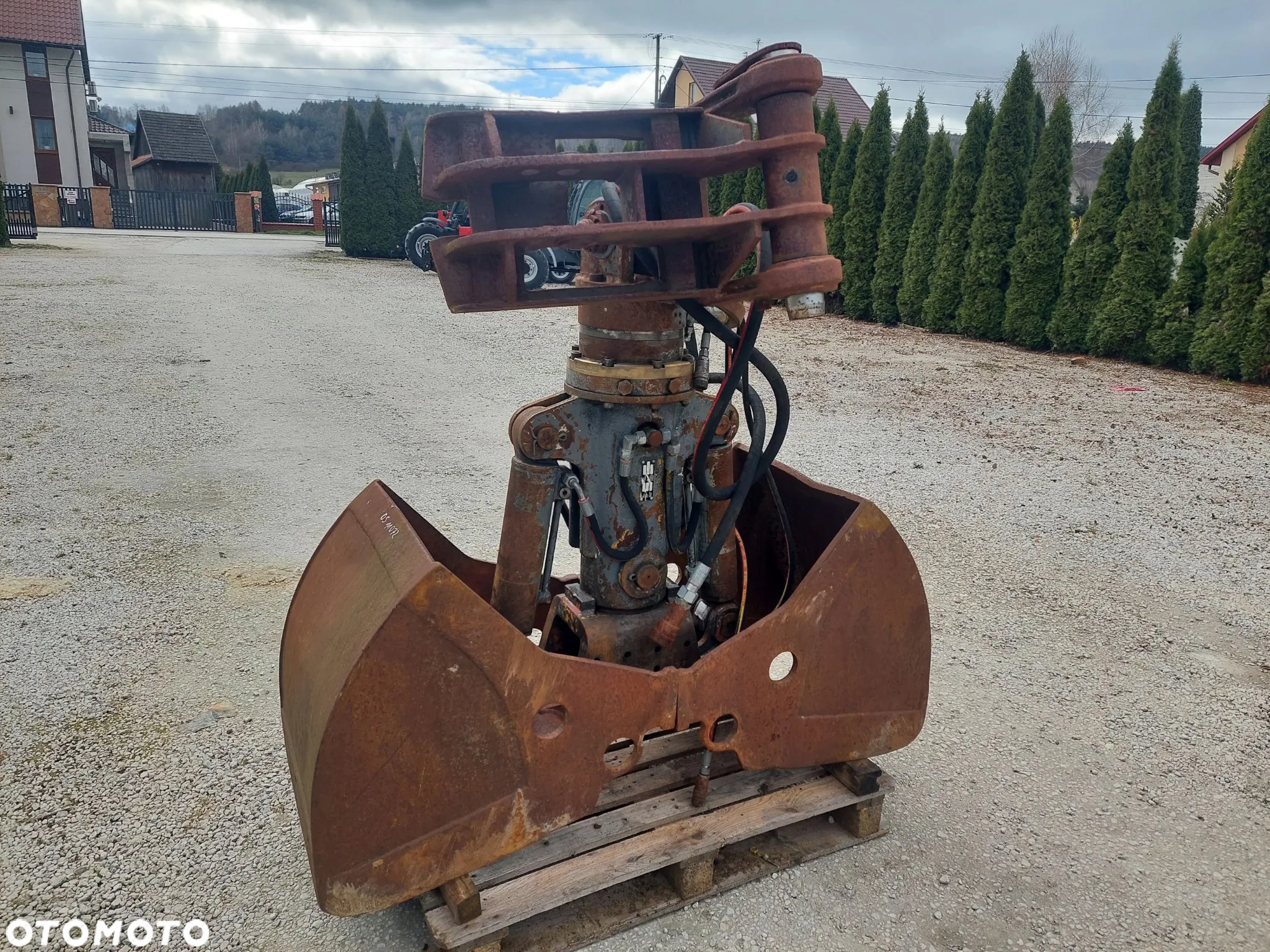 Łyżka chwytakowa, chwytak obrotowy rotor rotator koparki na szybkozłącze Nado SK 15 20 Komatsu PW PC 130 138 140 148 160 180 210 - 5