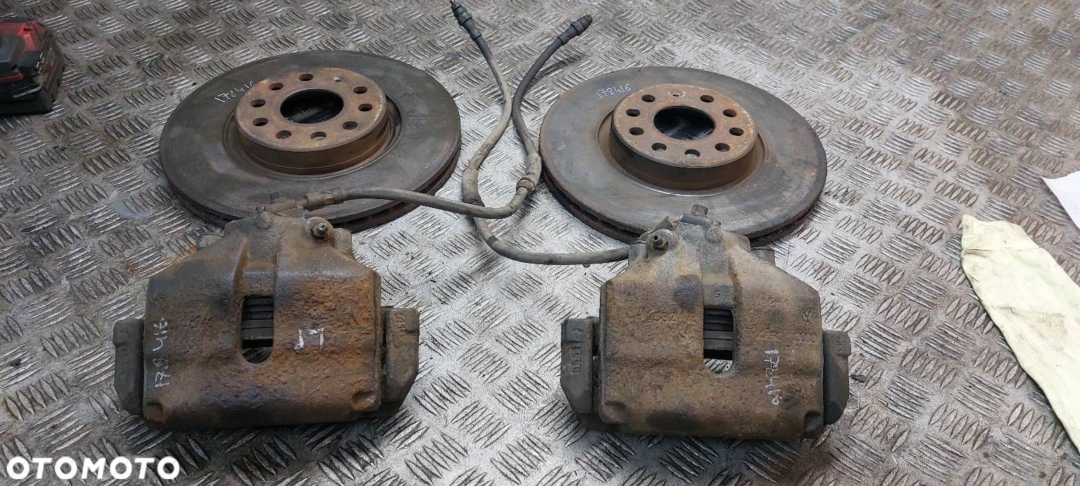 TARCZE HAMULCOWE PRZÓD + ZACISKI VW PASSAT B6 312MM - 1