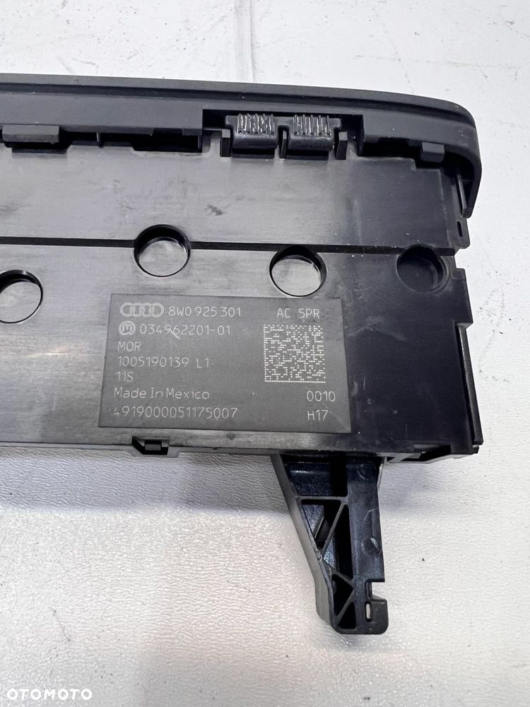 PANEL GUZIK START STOP ESP PDC AUDI A4 B9 8W0925301AC - 10