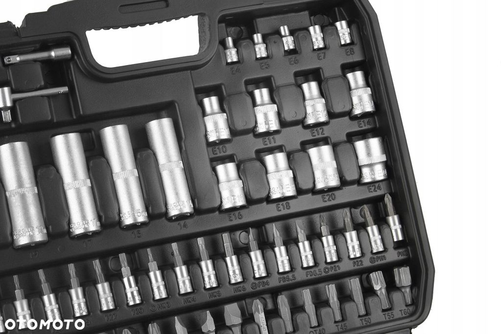 KLUCZE NASADOWE 108 NASADKI PŁASKIE BITY TORX - 4