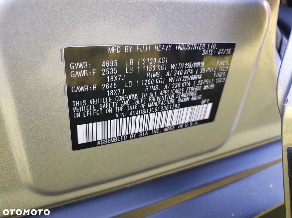 Subaru Outback 2.5i Exclusive - 20