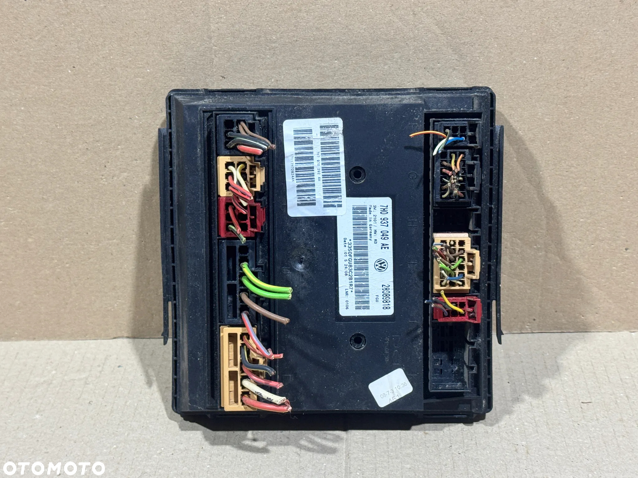 MODUŁ KOMFORTU STEROWNIK 7H0937049AE VW TRANSPORTER T5 - 2