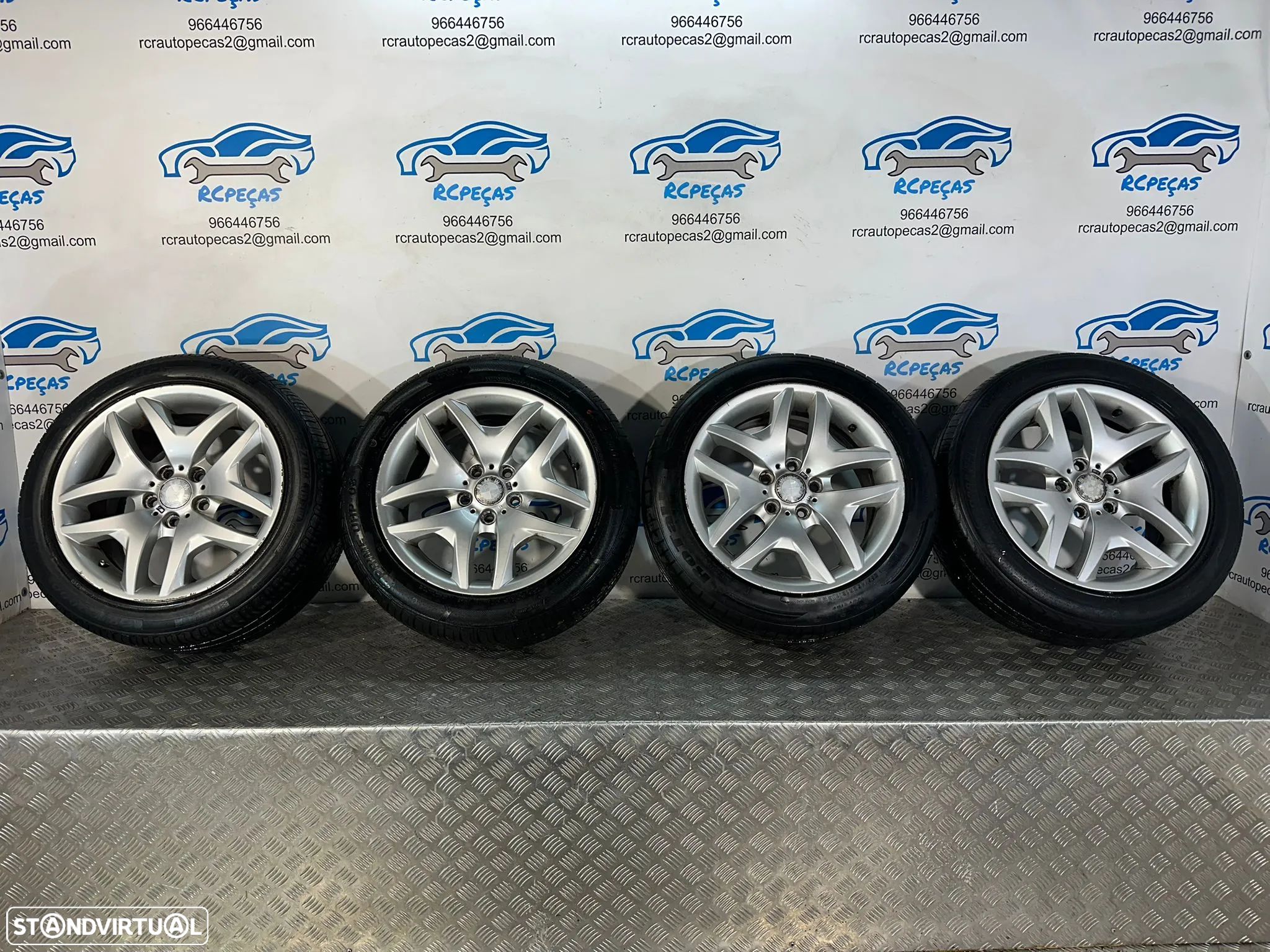 .Conjunto Jantes 18 Originais Pack M Style 192 BMW X3 8J ET44 9J ET51 5x120 3415615 3415614 - 1