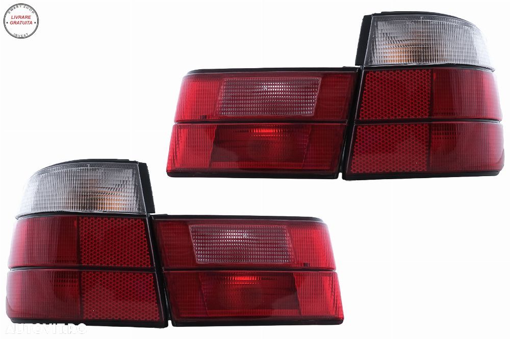 Stopuri BMW Seria 5 E34 Sedan (1987-1995) Rosu- livrare gratuita - 1