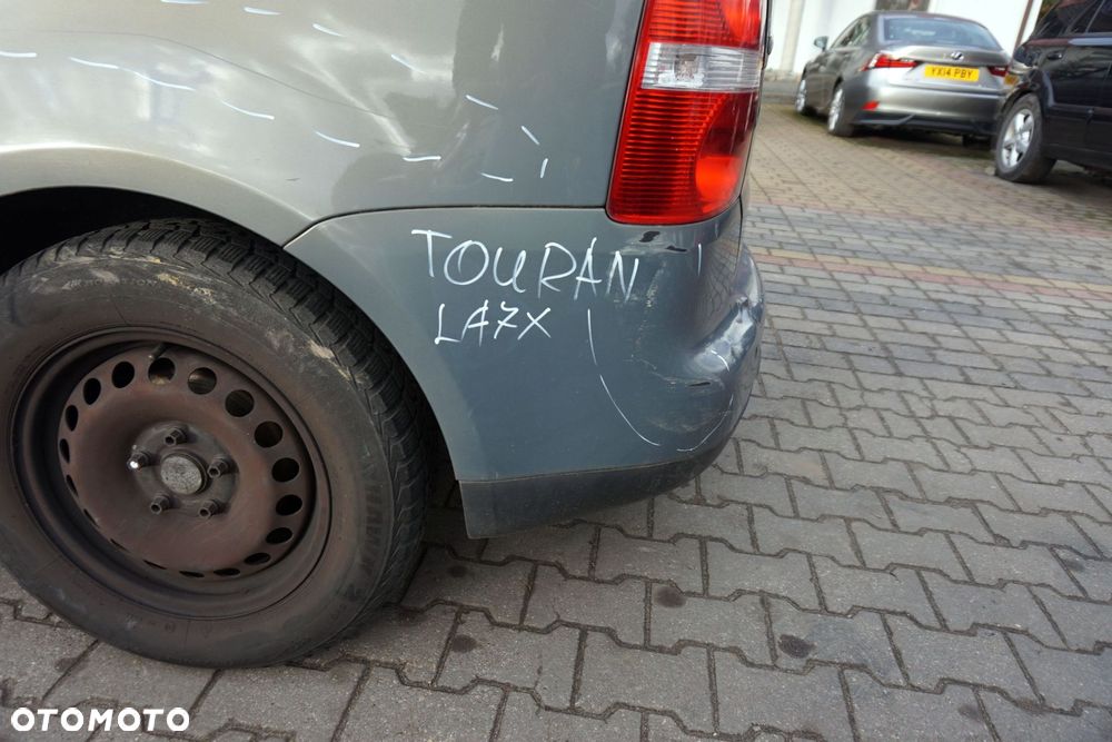 ZDERZAK TYLNY TOURAN I 1T LA7X  SZARY VOLKSWAGEN 2003-2006 - 5