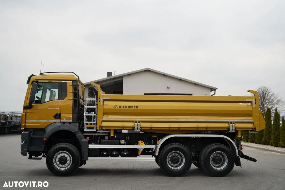 MAN TGS 33.480 / 6X6 / BASCULATOR 3 LATE / BORDMATIC / HYDROBRA / KH KIPPER / AUTOMAT / NOU / DISPONIBIL IMEDIAT / - 13