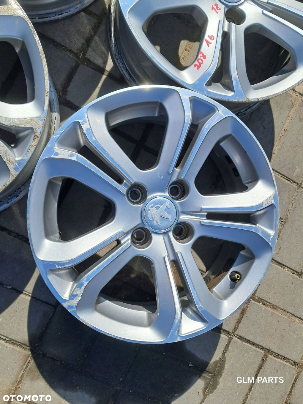 Peugeot 208 FELGI Aluminiowe 16" 9673773677 ET23 6" 4x108 - 2