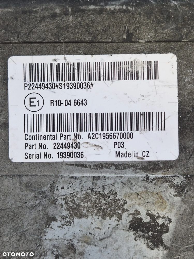 22449430 STEROWNIK ADBLUE VOLVO FH 4 FM RENAULT GAMA T - 6