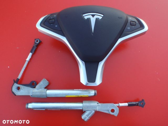 TESLA S X PODUSZKA AIRBAG KURTYNA DACHOWA AIR BAG DESKA KONSOLA PODUSZKI PASY PAS - 8